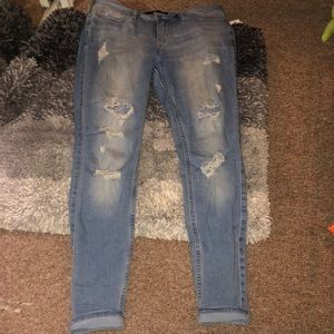 Hollister ripped jeans